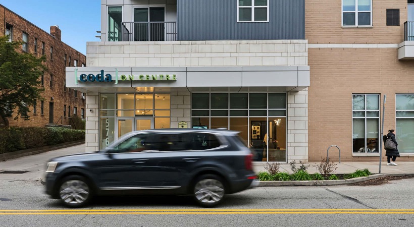 street view of Coda on Centre entrance